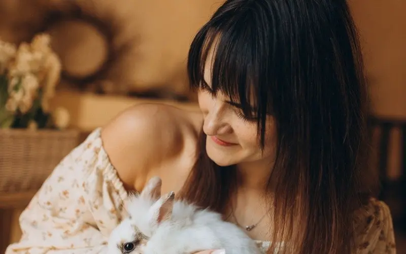 我说：嗨，你好 （微笑）